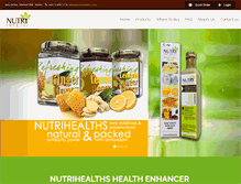 Tablet Screenshot of nutrihealths.com